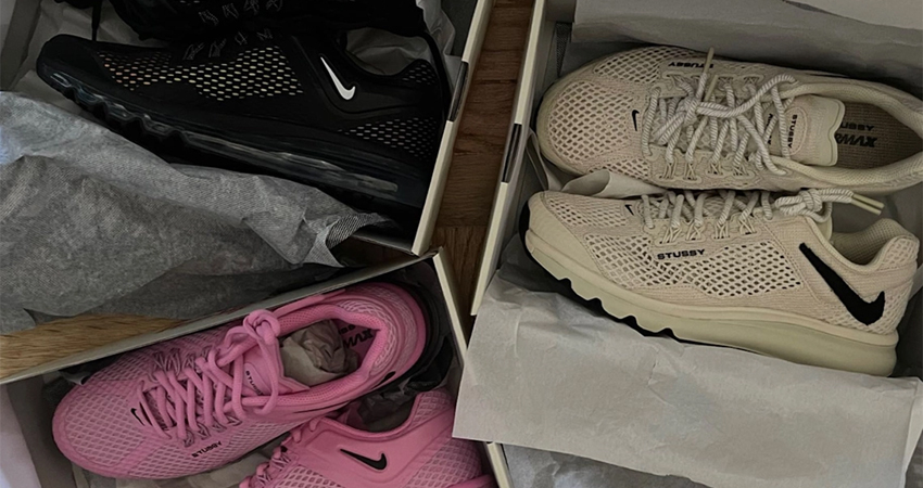 Stussy x Nike Air Max 2015 Surfaces In Pink And Black Makeup