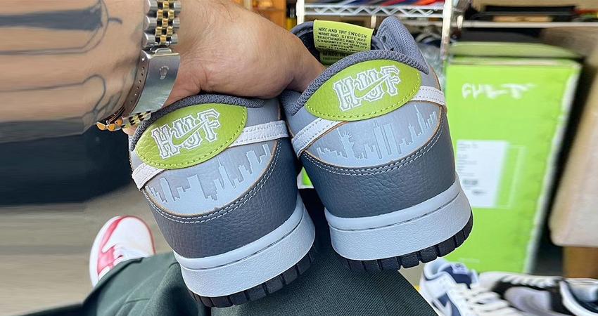 Third HUF x Nike SB Dunk Low Is Coming With GreyGreen Makeup 02