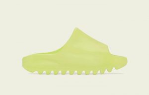 adidas Yeezy Slide Glow Green Kids GX6139 right