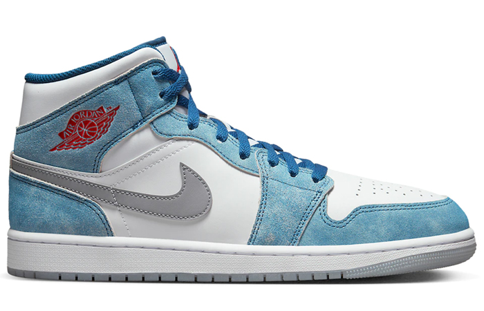 Air Jordan 1 Mid French Blue Fire Red DN3706-401 right