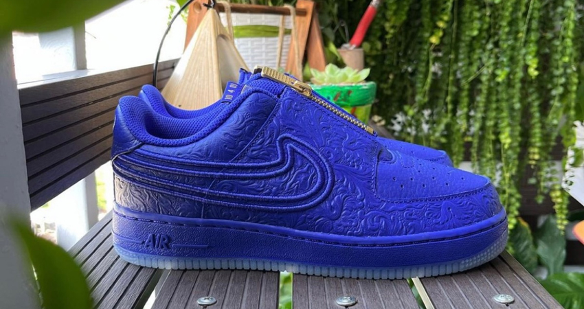 First Look At Air Force 1 LXX Zip Lapis By Serena Williams 01