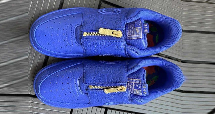 First Look At Air Force 1 LXX Zip Lapis By Serena Williams 03