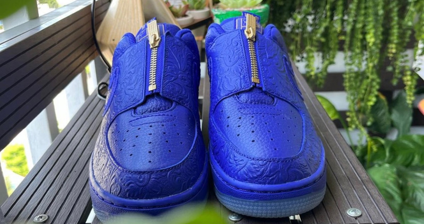 First Look At Air Force 1 LXX Zip Lapis By Serena Williams 04