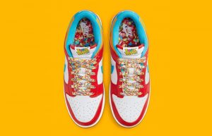 LeBron x Nike Dunk Low Fruity Pebbles DH8009-600 up