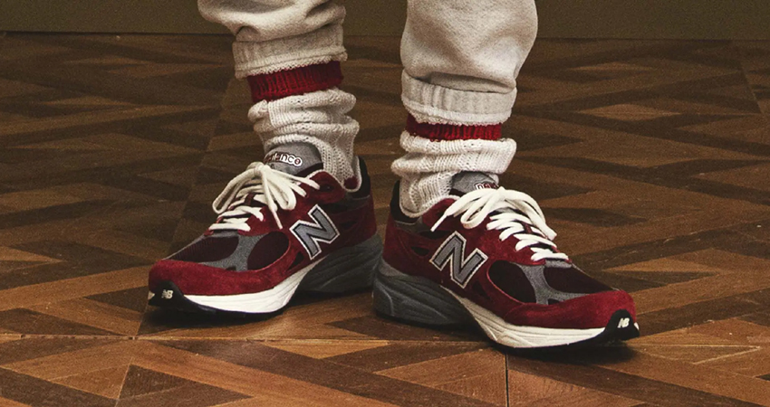 New Balance MADE in USA 990v3 and 990v2 Adorn Shades Of Red 02