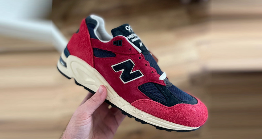 New Balance MADE in USA 990v3 and 990v2 Adorn Shades Of Red 06