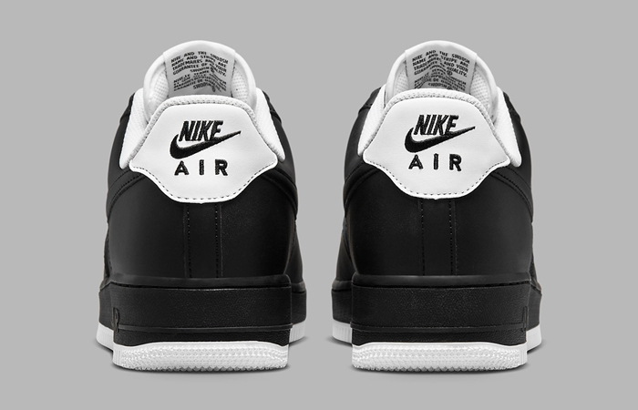 Nike Air Force 1 Low Black White 2022 DH7561-001 back