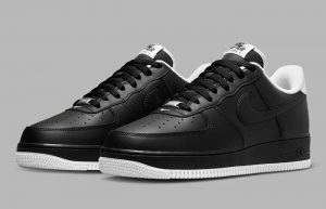 Nike Air Force 1 Low Black White 2022 DH7561-001 front corner