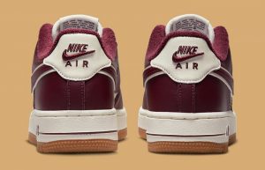 Nike Air Force 1 Low GS Team Red Gum DQ5972-100 back