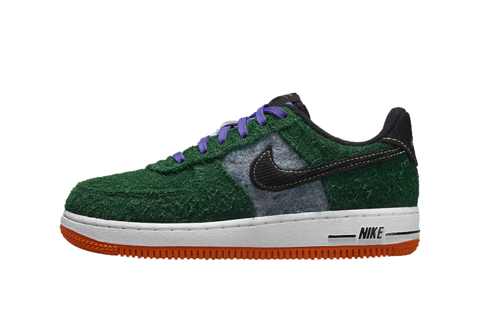 Nike Air Force 1 Low Green Shaggy Suede DZ5289-300 featured image