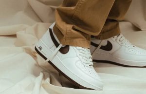 Nike Air Force 1 Low White Chocolate DM0576-100 onfoot 02