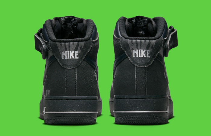 Nike Air Force 1 Mid Shadow Off Noir DQ7666-001 back