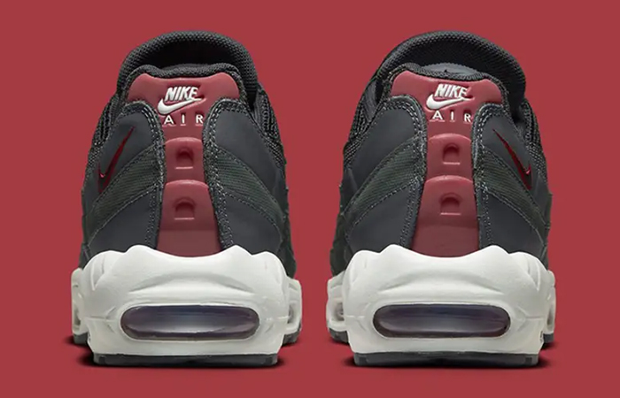 Nike Air Max 95 Grey Team Red DQ3982-001 back