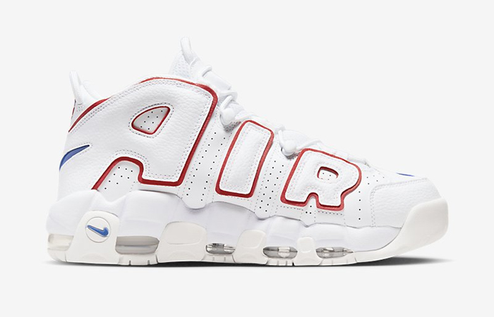 Nike Air More Uptempo White Red Blue DX2662-100 right
