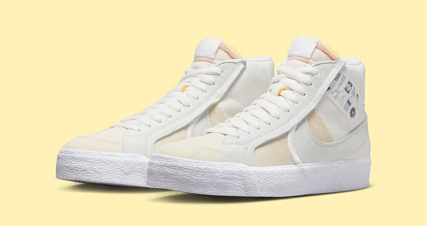 Nike SB Blazer Mid Gives Basic White A Twist With The Warning Label 02