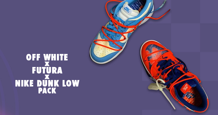 Off-White x Futura x Nike Dunk Low Is Set To Drop