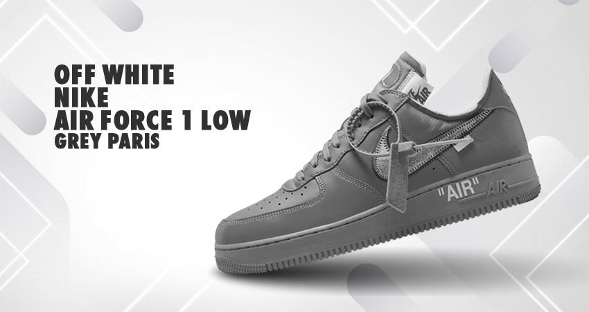 Off-White x Nike Air Force 1 Low Goes All Grey featured image