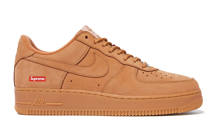 Supreme x Nike Air Force 1 Wheat right