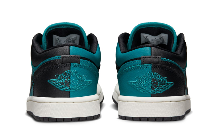 Air Jordan 1 Low Split Bright Spruce Black DR0502-300 back