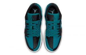 Air Jordan 1 Low Split Bright Spruce Black DR0502-300 up