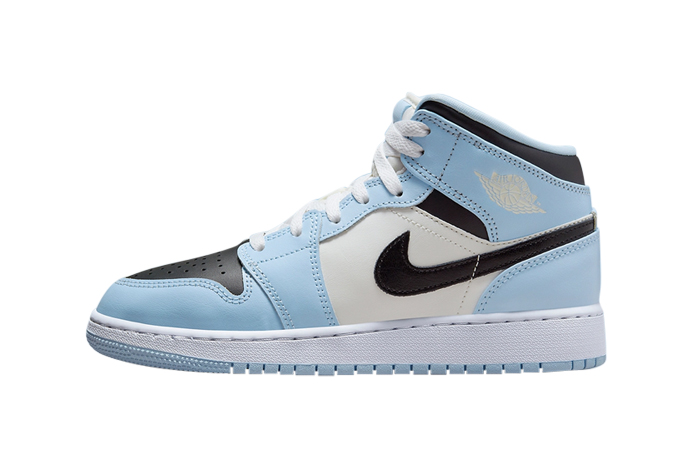 Air Jordan 1 Mid Ice Blue GS 555112-401 featured image