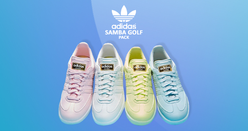 Check Out The Upcoming Tropical Colourways of adidas Samba Golf