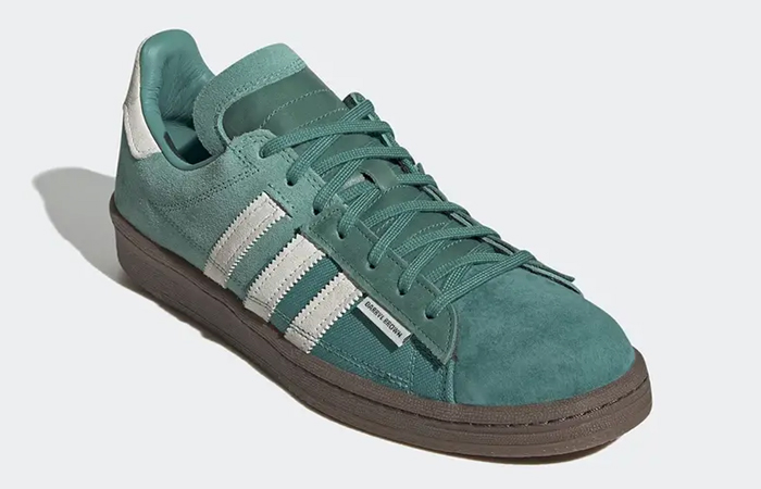 Darryl Brown x adidas Campus 80 Green GX1656 front corner