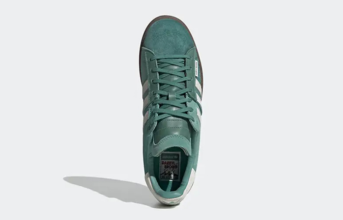 Darryl Brown x adidas Campus 80 Green GX1656 up