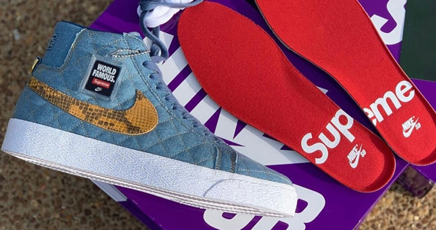 First Look At Supremes' Nike SB Blazer Mid Industrial Blue 02