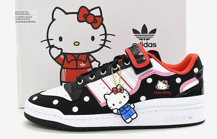 Hello Kitty x adidas Forum Low Black White GW7167 03