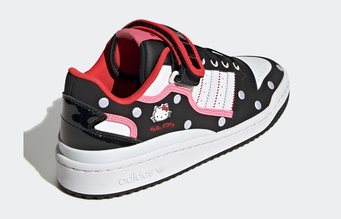 Hello Kitty x adidas Forum Low Black White GW7167 front corner