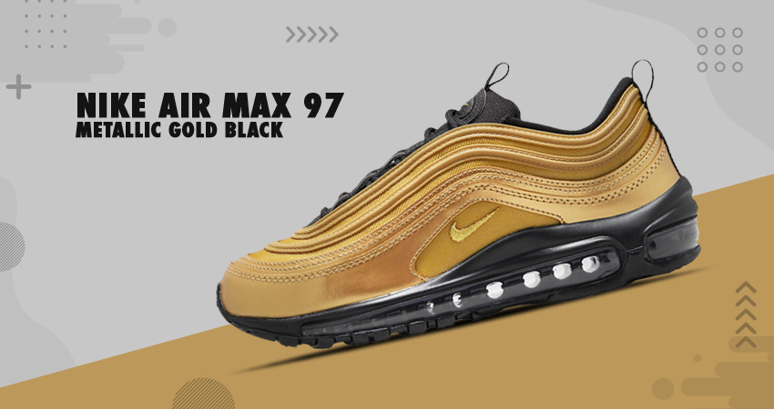 Here Is The Official Look at Nike Air Max 97 "Metallic Gold"