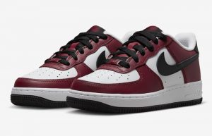 Nike Air Force 1 GS Team Red FD0300-600 front corner