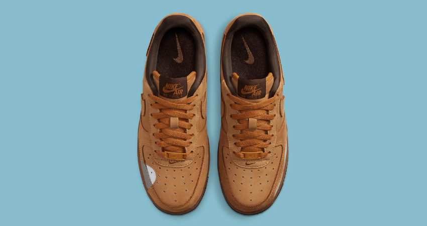 Nike Air Force 1 Low Looks Chic In Wheat Mocha 03
