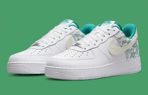 Nike Air Force 1 Low Sail Green DX3365-100 front corner