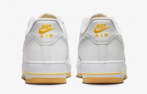 Nike Air Force 1 Low White Yellow Gum DZ4512-100 back