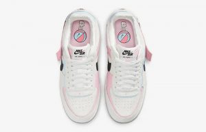 Nike Air Force 1 Shadow Hoops White Pink DX3358-100 up