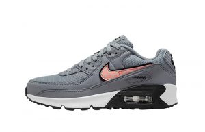 Nike Air Max 90 GS Grey Orange DZ5637-001 featured image