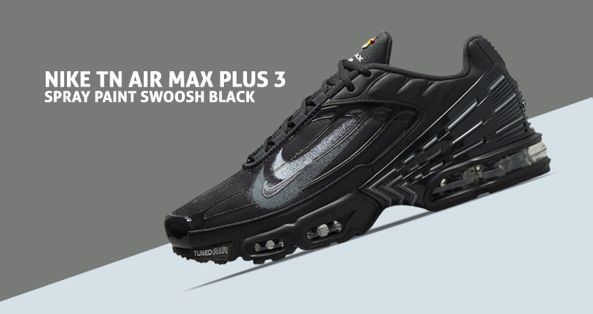 harto monte Vesubio Traición Nike Air Max Plus 3 Looks Sleek and Chic In Black - Fastsole