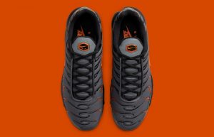 Nike Air Max Plus Grey Orange Black FB3358-001 up