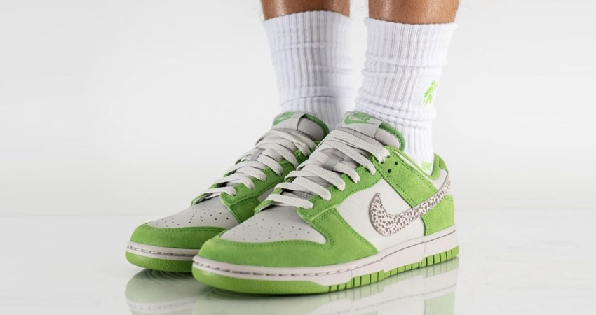 Nike Dunk Low “Chlorophyll” Marks Another Safari Style Swoosh 02