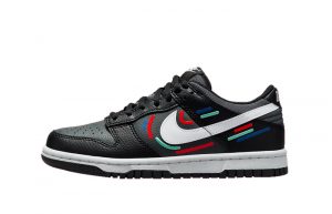 Nike Dunk Low GS Marker Swoosh FB8022-001 featured image