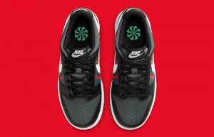 Nike Dunk Low GS Marker Swoosh FB8022-001 up