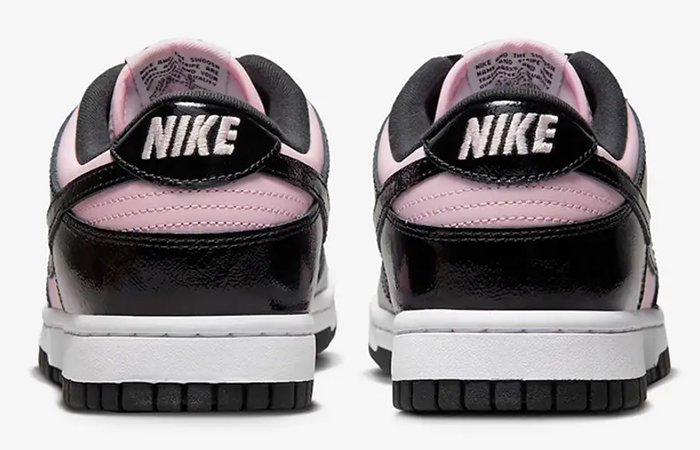 Nike Dunk Low Pink Black Patent DJ9955-600 back