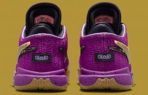 Nike LeBron 20 GS Vivid Purple FD0207-500 back