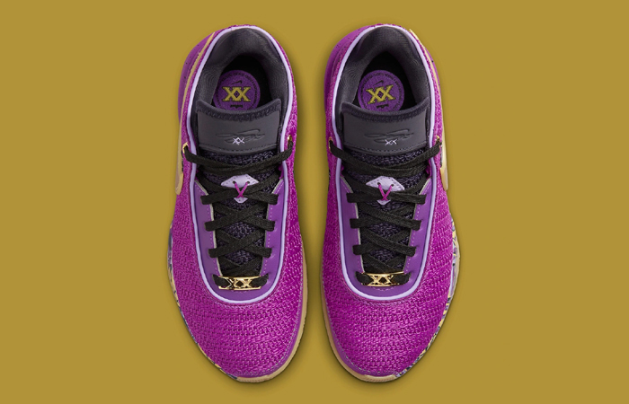 Nike LeBron 20 GS Vivid Purple FD0207-500 up