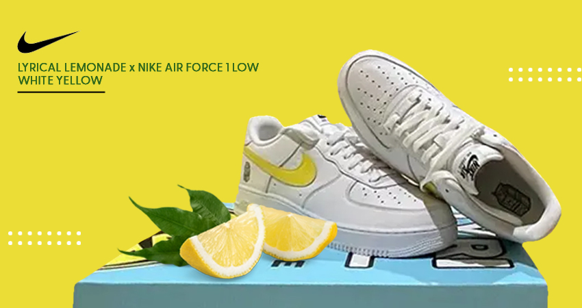 Release Reminder: Don't Miss the Lyrical Lemonade x Nike Air Force 1 Low "White"