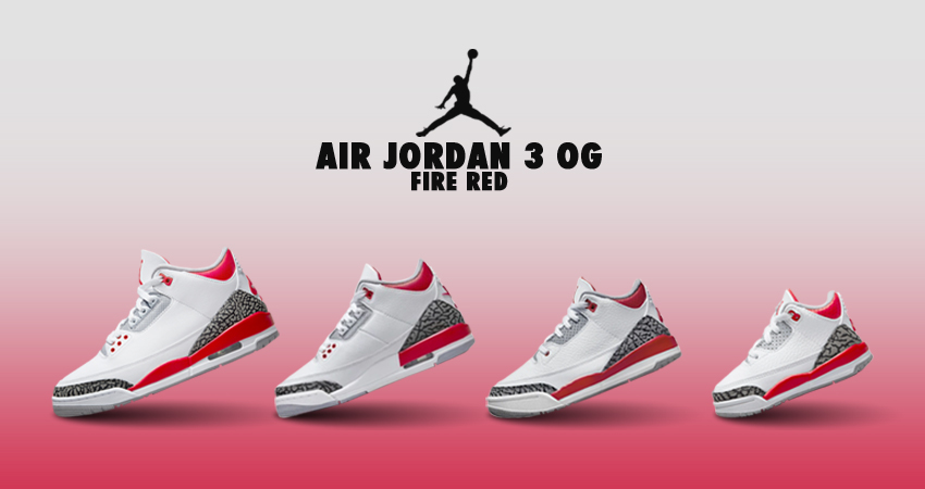 Take A Closer Look At Air Jordan 3 “Fire Red”