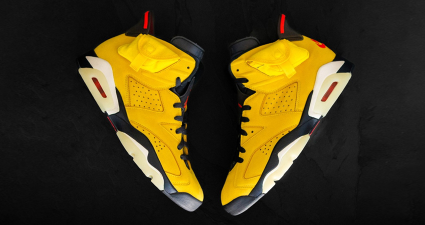 Travis Scott x Air Jordan 6 F&F Yellow Finally Unveiled 01