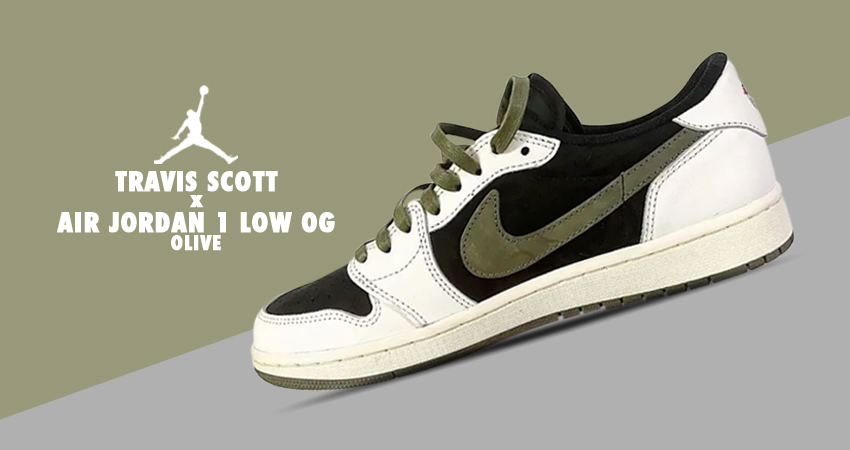 Your Best Look yet At Travis Scott x Air Jordan 1 Low OG Olive featured image